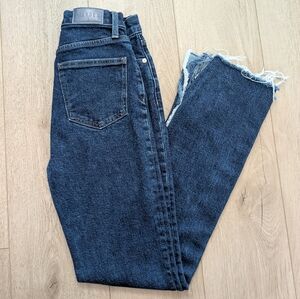 Pistola Women's Dark Wash Straight Jeans - Dark Blue
